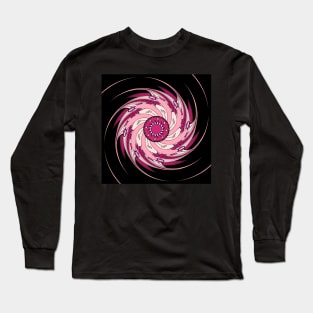 Kaleidoscope of Pink Pastel Mandala Long Sleeve T-Shirt